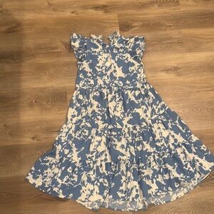 Pinch Blue and White Women's Dress